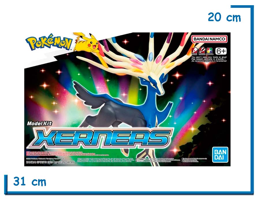 BANDAI XERNEAS POKEMON MODEL KIT