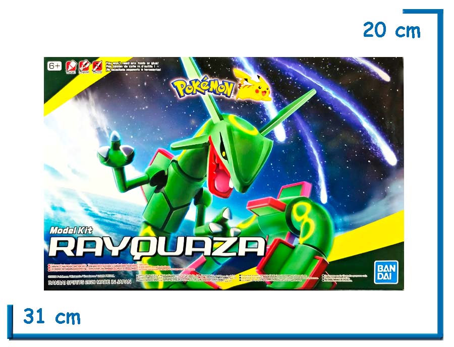 BANDAI RAYQUAZA POKEMON MODEL KIT