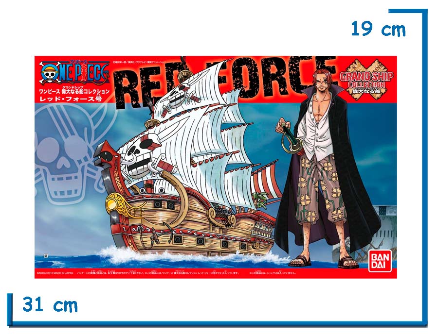 BANDAI RED FORCE GRAND SHIP COLLECTION ONE PIECE MODEL KIT