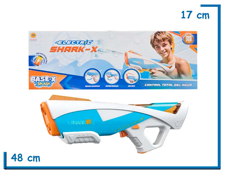 BASE-X SPLASH ELECTRIC SHARK-X CON LUCES CARGA USB