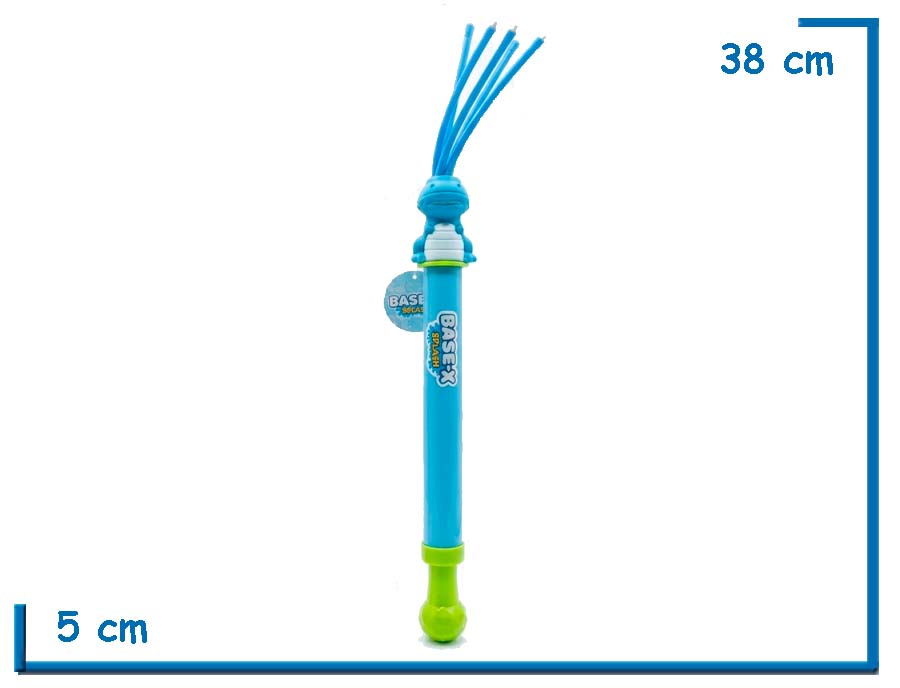 BASE X-SPLASH LANZADOR DE AGUA MULTICHORRO CELESTE DINO