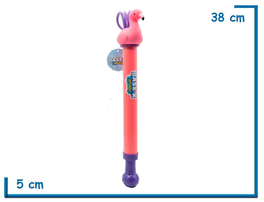 BASE X-SPLASH LANZADOR DE AGUA MULTICHORRO ROSA FLAMENCO
