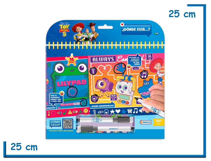 TOY STORY 5 DONDE ESTA CON MARCADOR MAGICO