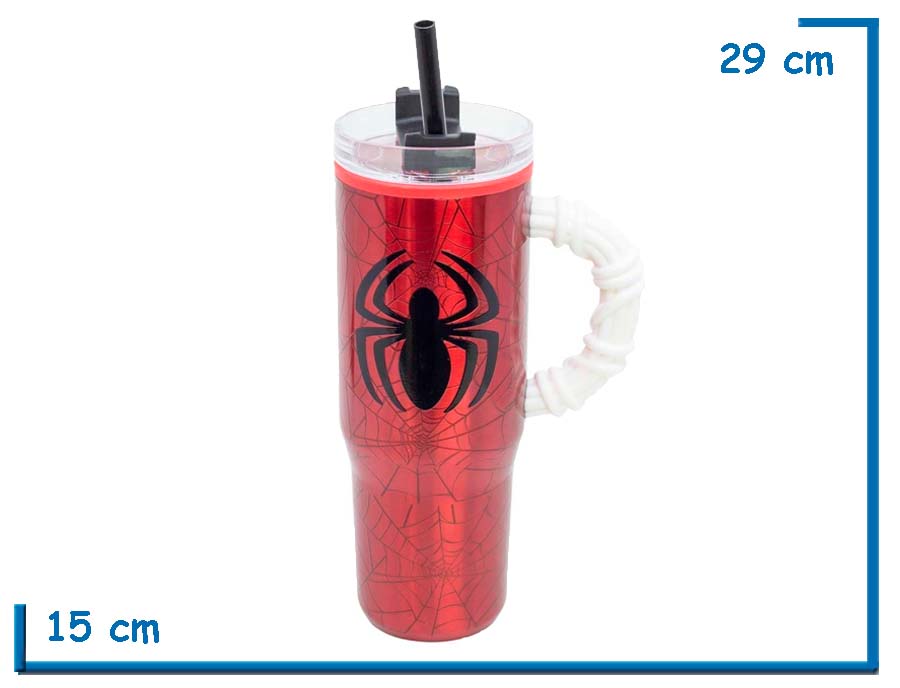 SPIDER-MAN TUMBLER COOL EASY XL CHARACTER HANDLE 770ML
