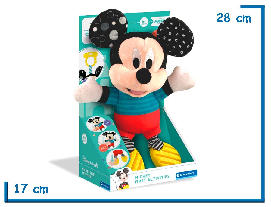 CLEMENTONI MICKEY FIRST ACTIVITIES PELUCHE SONAJERO MICKEY AND FRIENDS